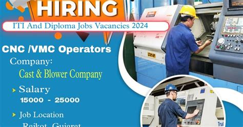 cnc machine operator job in gujarat|50 CNC Operator Job Vacancies in Gujarat .